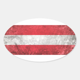 Österreich Ovaler Aufkleber