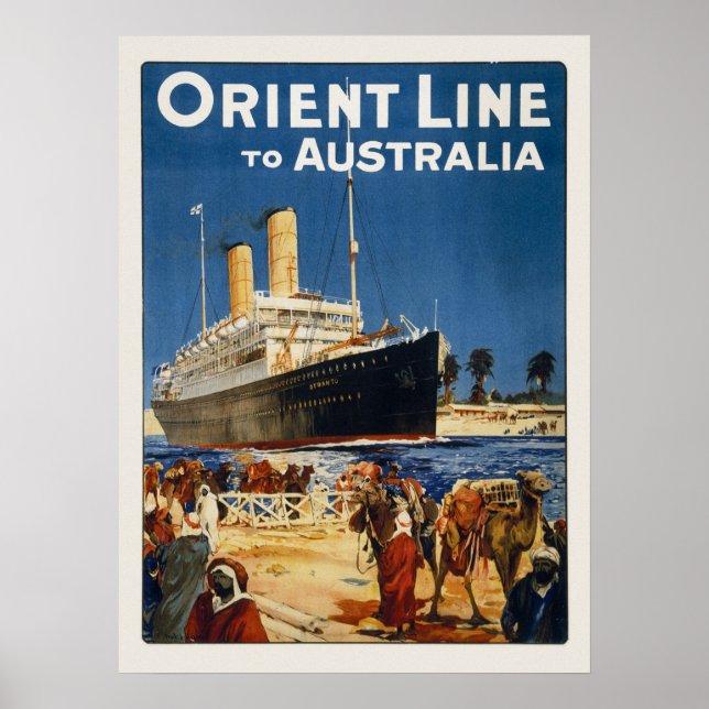 ÖSTERREICH OZEAN LINER OTRANTO POSTER (Vorne)
