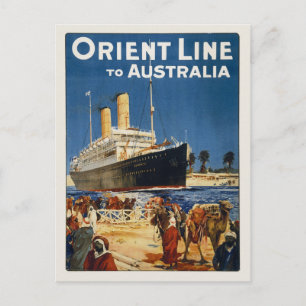 ÖSTERREICH OZEAN LINER OTRANTO POSTKARTE