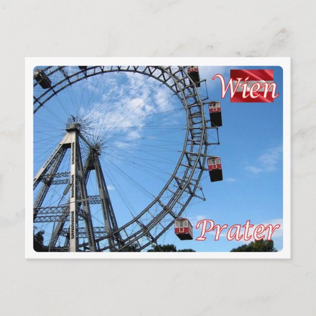 Österreich - Prater - Postkarte (Vorderseite)