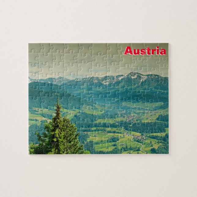 Österreich Puzzle (Horizontal)