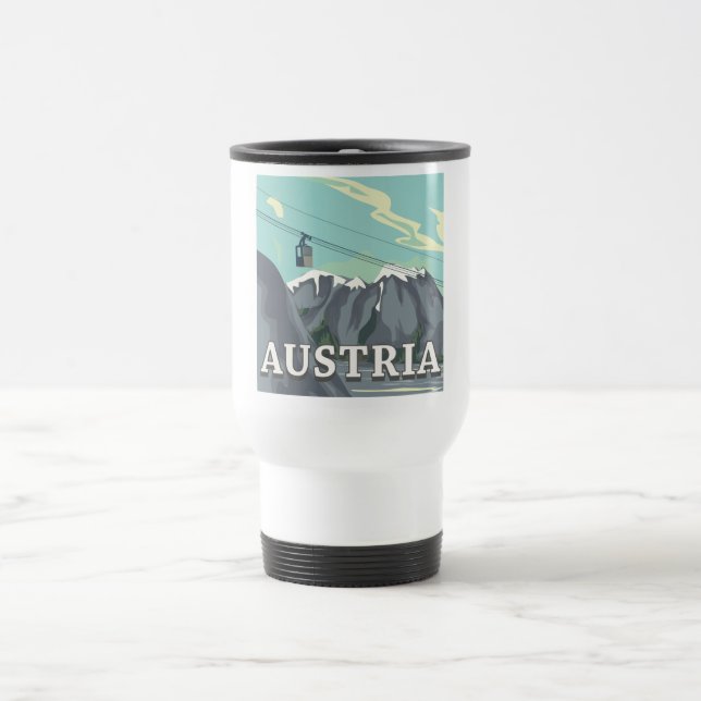 Österreich Reisebecher (Mittel)