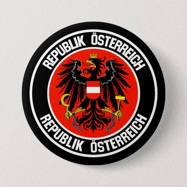 Österreich-RundEmblem Button (Vorderseite)