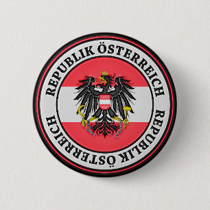 Österreich-RundEmblem Button