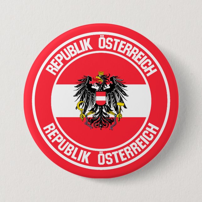 Österreich-RundEmblem Button (Vorderseite)