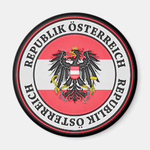Österreich-RundEmblem Magnet