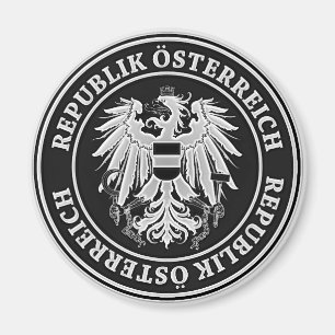 Österreich-RundEmblem Magnet