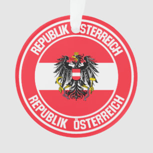 Österreich-RundEmblem Ornament