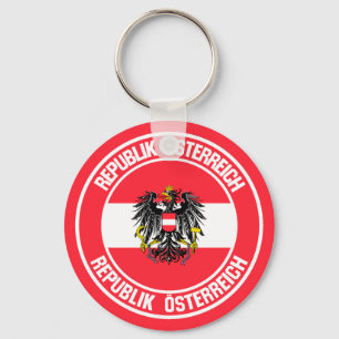 Österreich-RundEmblem Schlüsselanhänger