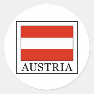 Österreich Runder Aufkleber