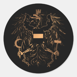 Österreich Runder Aufkleber