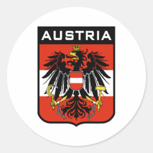 Österreich Runder Aufkleber