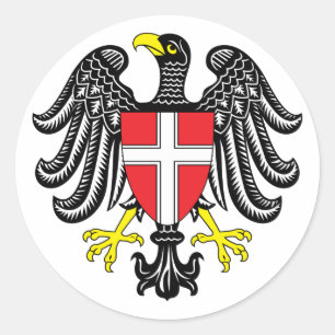 Österreich Runder Aufkleber