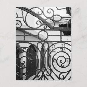 Österreich, Salzburg. Detail des Metallschiebers, Postkarte