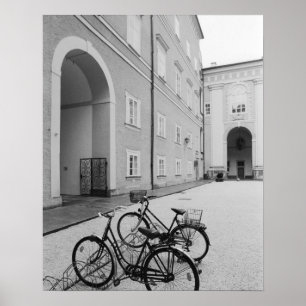 Österreich, Salzburg. Fahrräder Poster