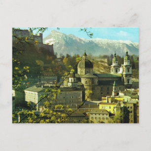 Österreich, Salzburg, Hofburg, Postkarte
