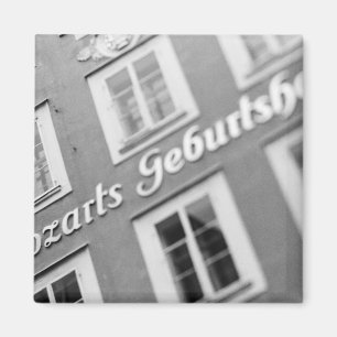 Österreich, Salzburg. Mozarts Geburtsort 2 Magnet