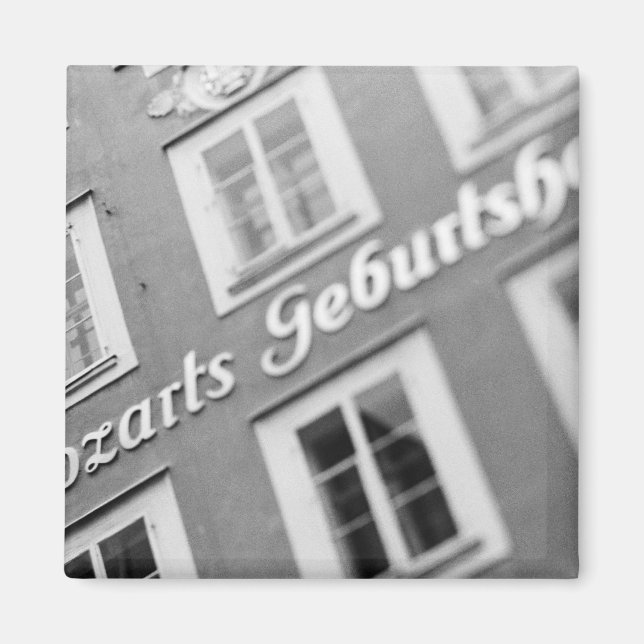 Österreich, Salzburg. Mozarts Geburtsort 2 Magnet (Vorne)