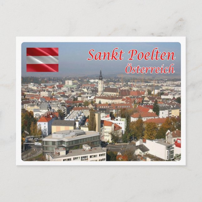 Österreich - Sankt Pölten - Postkarte (Vorderseite)