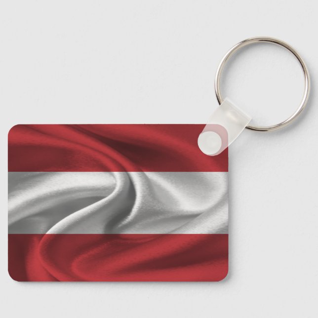 Österreich Schlüsselanhänger der Flagge (Vorderseite)