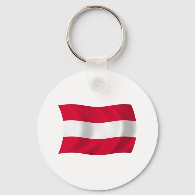Österreich Schlüsselanhänger der Flagge (Vorderseite)