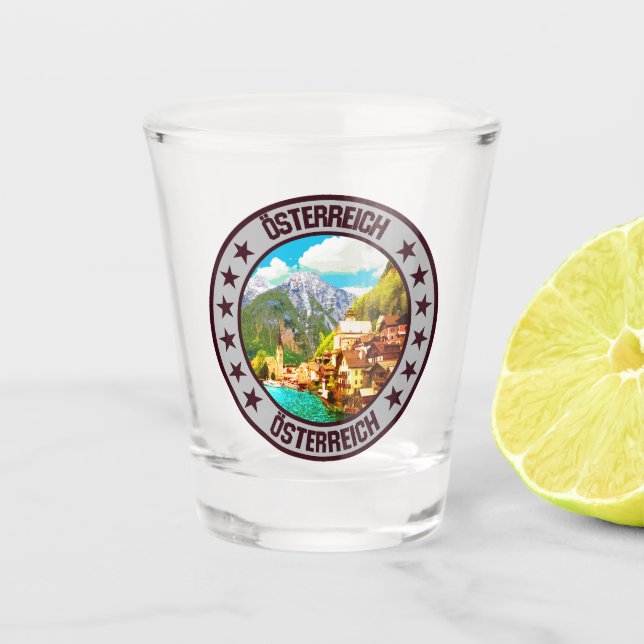 Österreich Schnapsglas (Vorderseite)