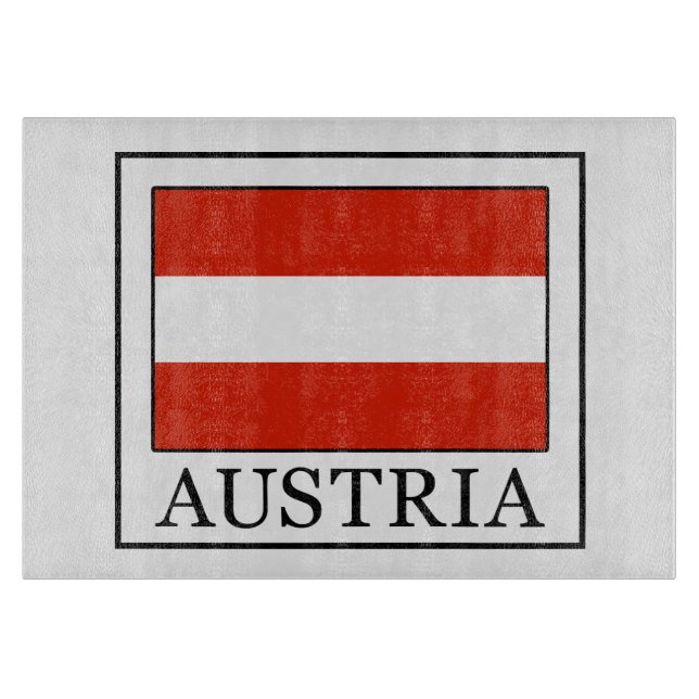 Österreich Schneidebrett (Vorderseite)