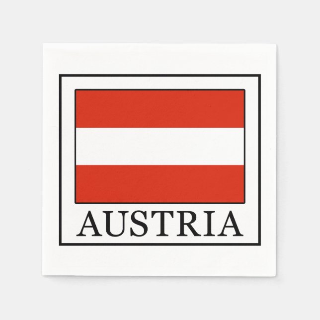 Österreich Serviette (Vorderseite)