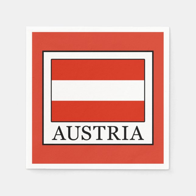 Österreich Serviette (Vorderseite)