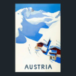 Österreich, Ski, Hütte im Winter Poster<br><div class="desc">Perfektes Bild für Ihr neues Druckdesign. Es könnte ein schönes Geschenk oder "letzte Touch" für die Dekoration von Zuhause sein.</div>