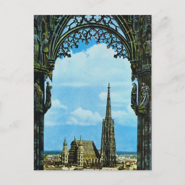 Österreich,    St. Stephen's, Wien Postkarte (Vorderseite)
