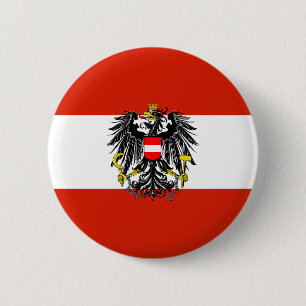 Österreich-Staats-Flaggen-Knopf Button
