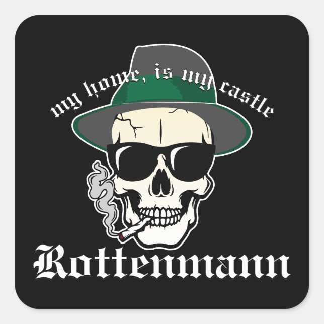 Österreich Steiermark Meine Heimat Rottenmann Quadratischer Aufkleber (Vorderseite)