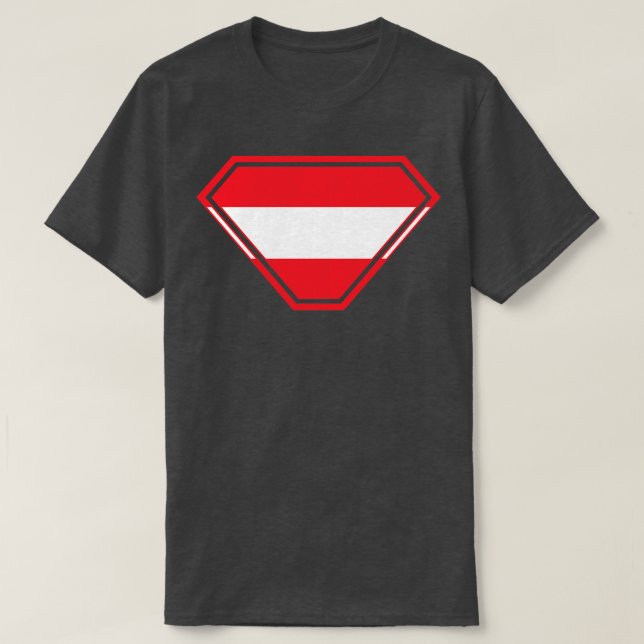 Österreich SuperEmpowered Shield T-Shirt (Design vorne)