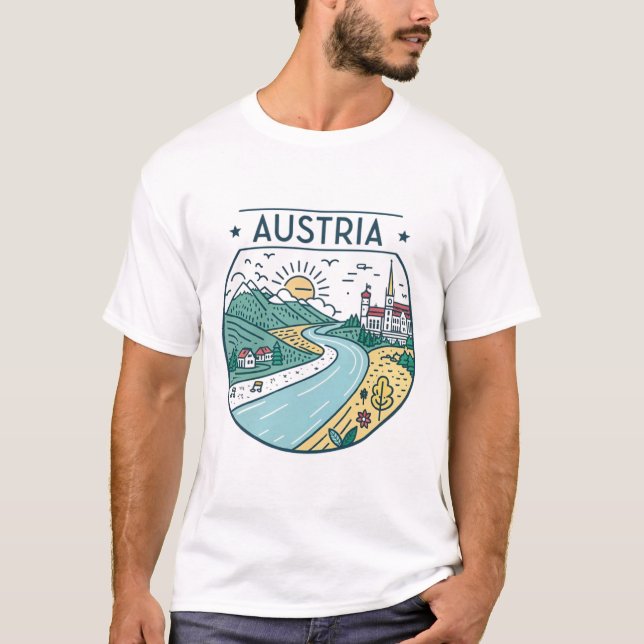 ÖSTERREICH T-Shirt (Vorderseite)