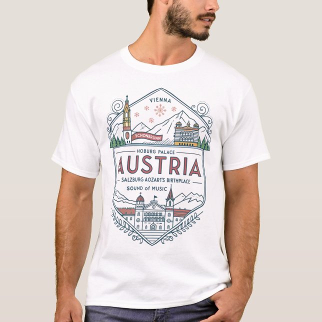 ÖSTERREICH T-Shirt (Vorderseite)