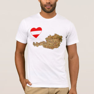 Österreich - T - Shirt für Flaggen