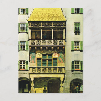 Österreich, Tirol, Innsbruck Goldenes Dach Postkarte