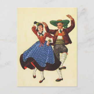 Österreich, Tirol, traditionelle Volkstänzer Postkarte