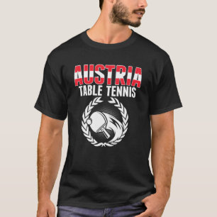 Österreich Tischtennis Austrian Ping Pong Suppleme T-Shirt