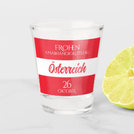 Österreich Unabhängigkeitstag Österreichische Nati Schnapsglas