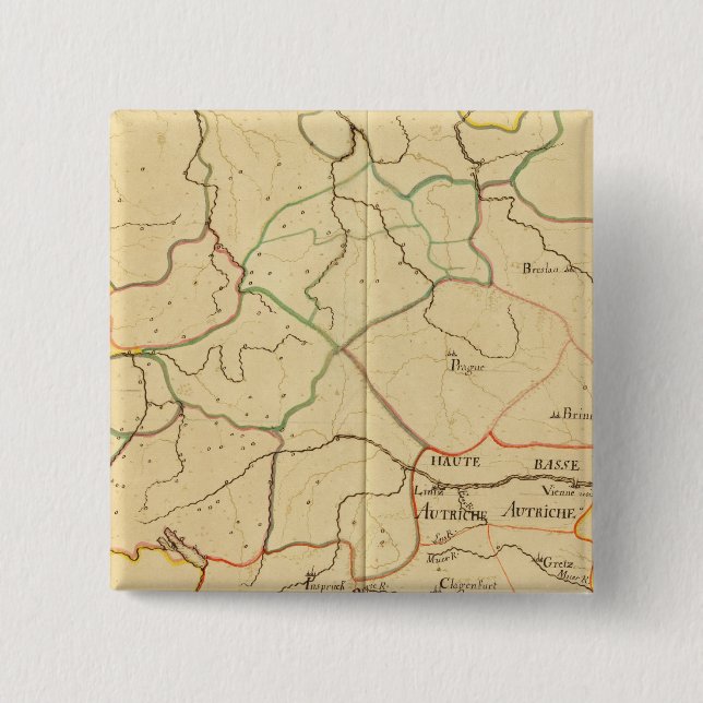 Österreich und Tschechische Republik 3 Button (Vorderseite)