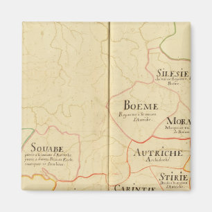 Österreich und Tschechische Republik Magnet