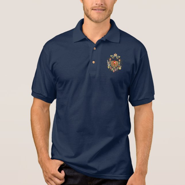 Österreich Ungarn Polo Shirt (Vorderseite)