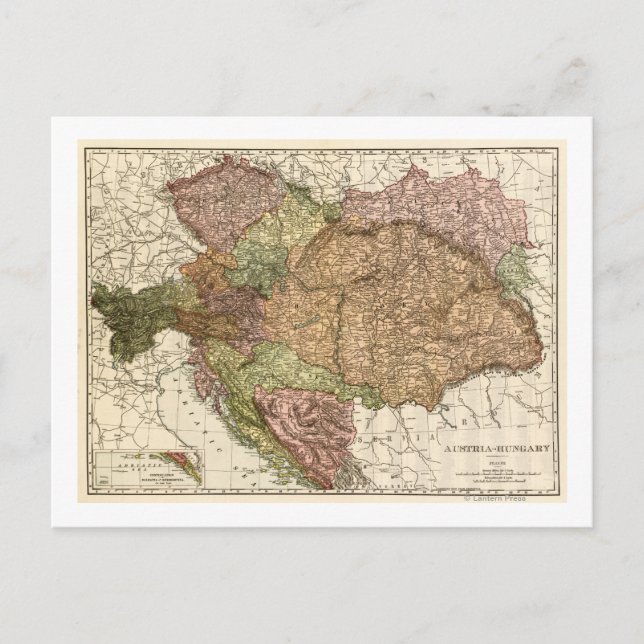 Österreich-UngarnPanoramakarteÖsterreich-Ungarn Postkarte (Vorderseite)