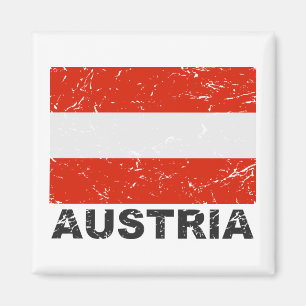Österreich Vintage Flagge Magnet