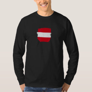 Österreich - Vintage österreichische Flagge T-Shirt