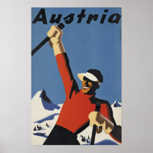 Österreich - Vintage Travel Poster