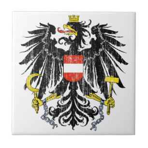 Österreich-Wappen Fliese