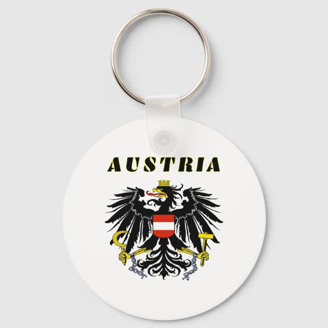 ÖSTERREICH Wappenschutt Schlüsselanhänger (Vorderseite)